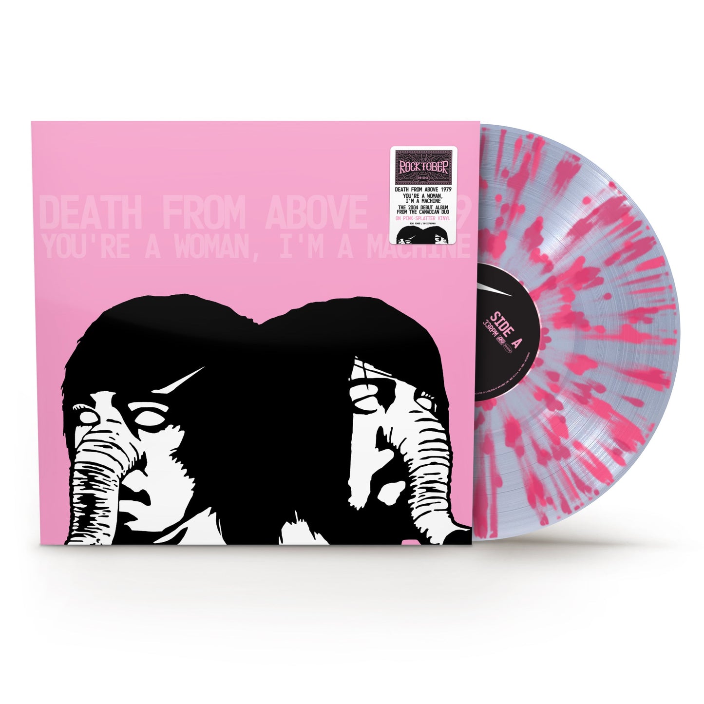 Death From Above 1979- You're a Woman, I'm A Machine (Rocktober 2025) (1LP Clear with Pink Splatter Vinyl) [ VINYL LP ]