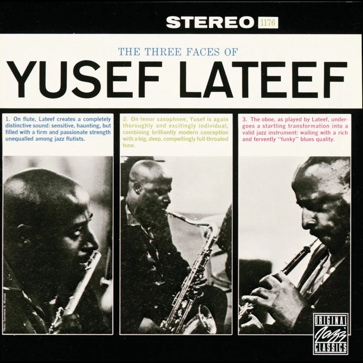 Yusef Lateef- The Three Faces of Yusef Lateef (VMP Pressing) [ VINYL LP ]