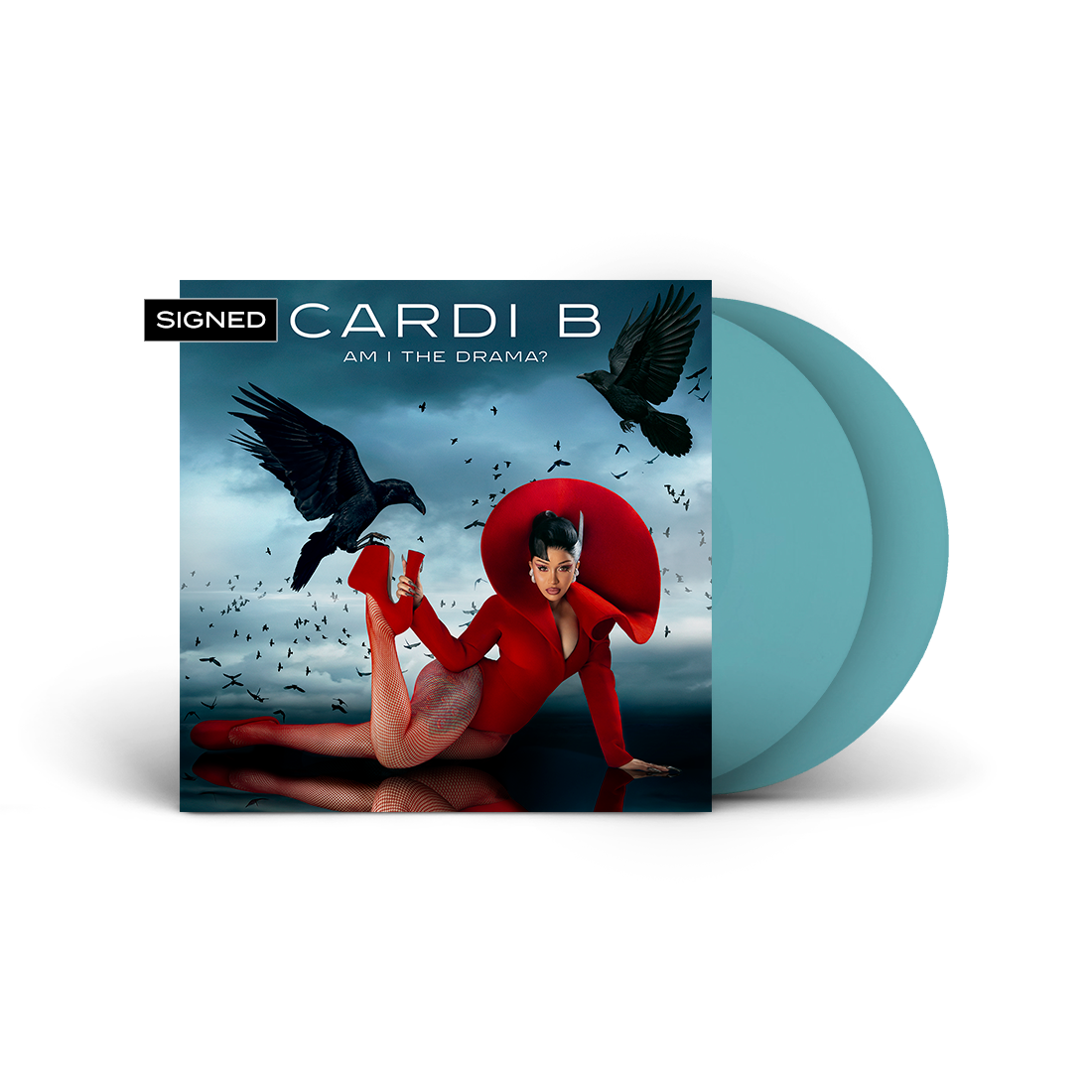 Cardi B- Am I The Drama? (Indie Exclusive Baby Blue Vinyl + Signed Art Card) [ VINYL LP ]