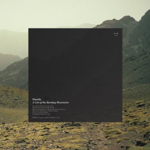 Oneida: A List Of The Burning Mountains  / Record