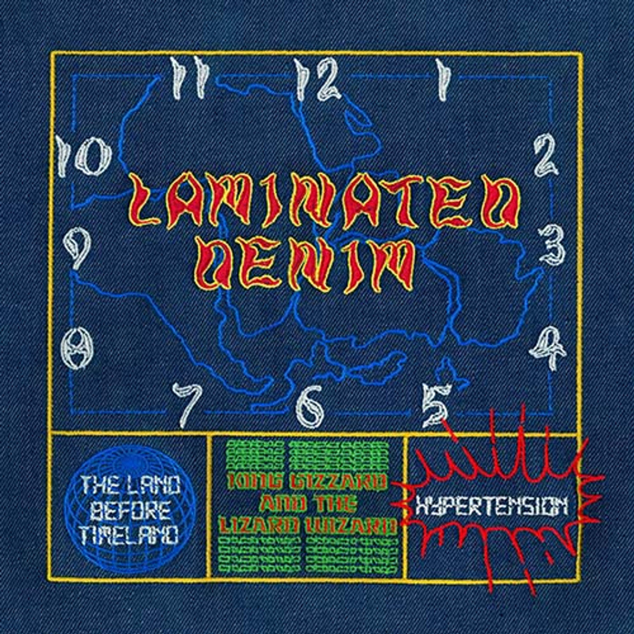 King Gizzard and the Lizard Wizard- Laminated Denim (Lucky Rainbow Edition) (DAMAGED) [ VINYL LP ]