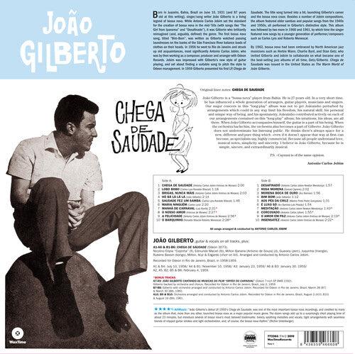 João Gilberto- Chega De Saudade [ VINYL LP ]