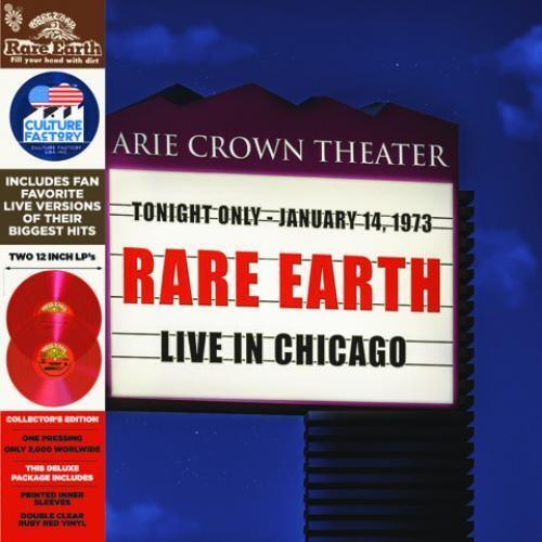 Rare Earth- Live in Chicago (Indie Exclusive Vinyl) (Red Translucent Vinyl) [ VINYL LP ]