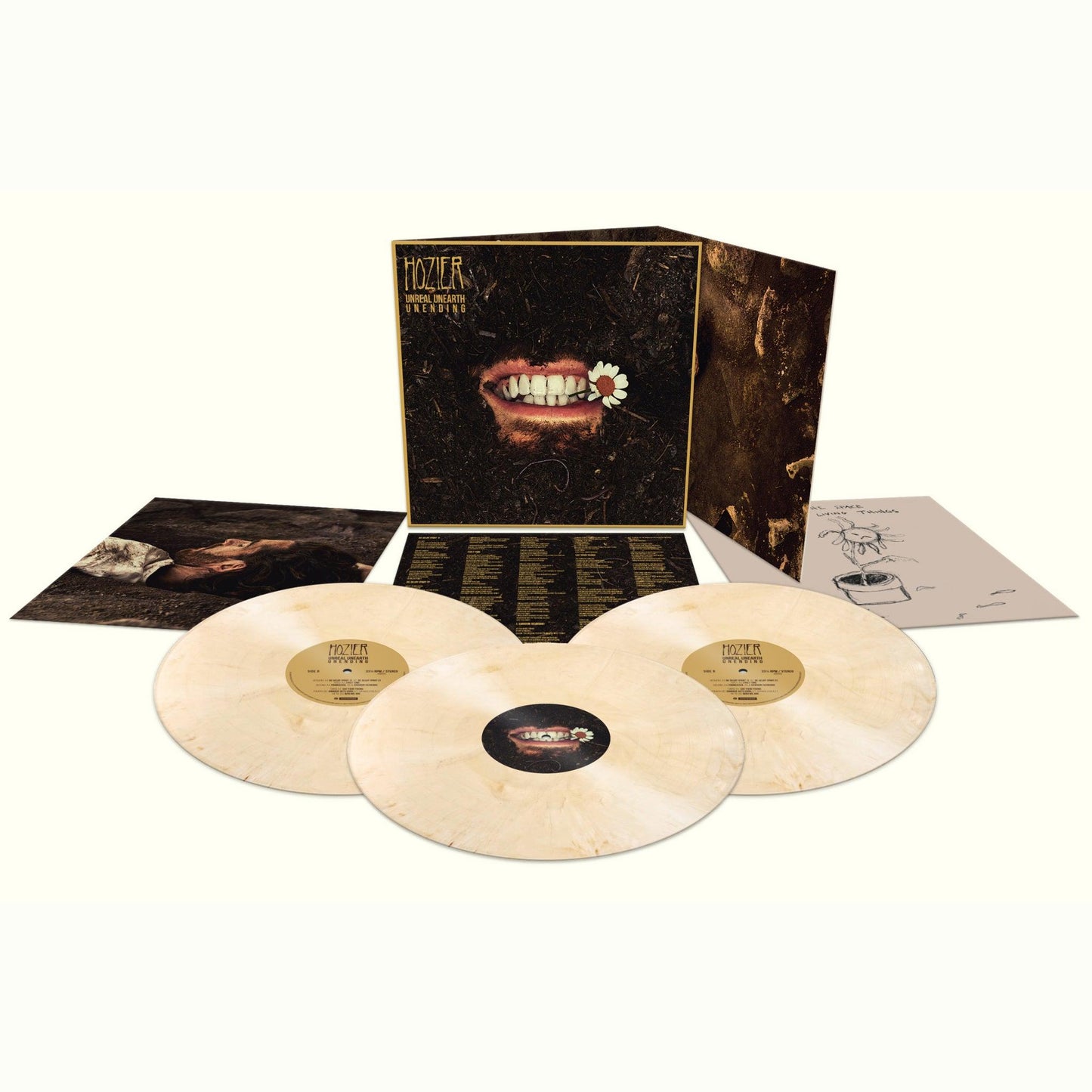 Hozier- Unreal Unearth Unending (3 LP) (140g Vinyl/ Tooth White Vinyl) [ VINYL LP ]