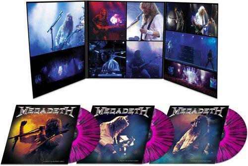 Megadeth- A Night In Buenos Aires (Purple & Black Splatter) [ VINYL LP ]