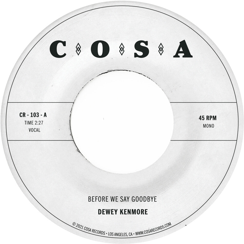 Dewey Kenmore- Before We Say Goodbye [ VINYL LP ]