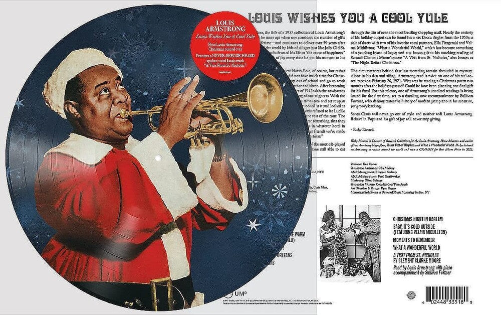 Louis Armstrong- Louis Wishes You a Cool Yule [Limited Edition Picture Disc LP] [ VINYL LP ]