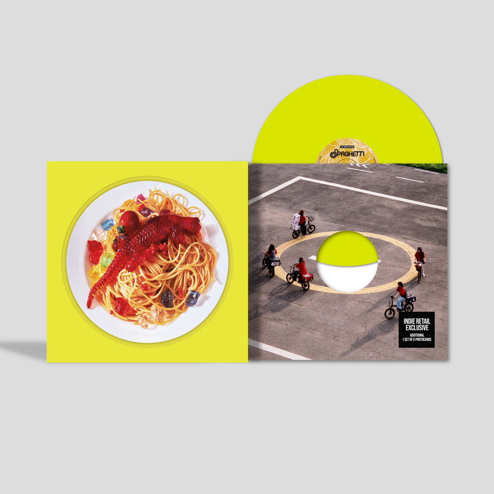 LE SSERAFIM- 1st Single Album 'SPAGHETTI' (Indie Exclusive) [Neon Yellow + Photocards] [ VINYL LP ]