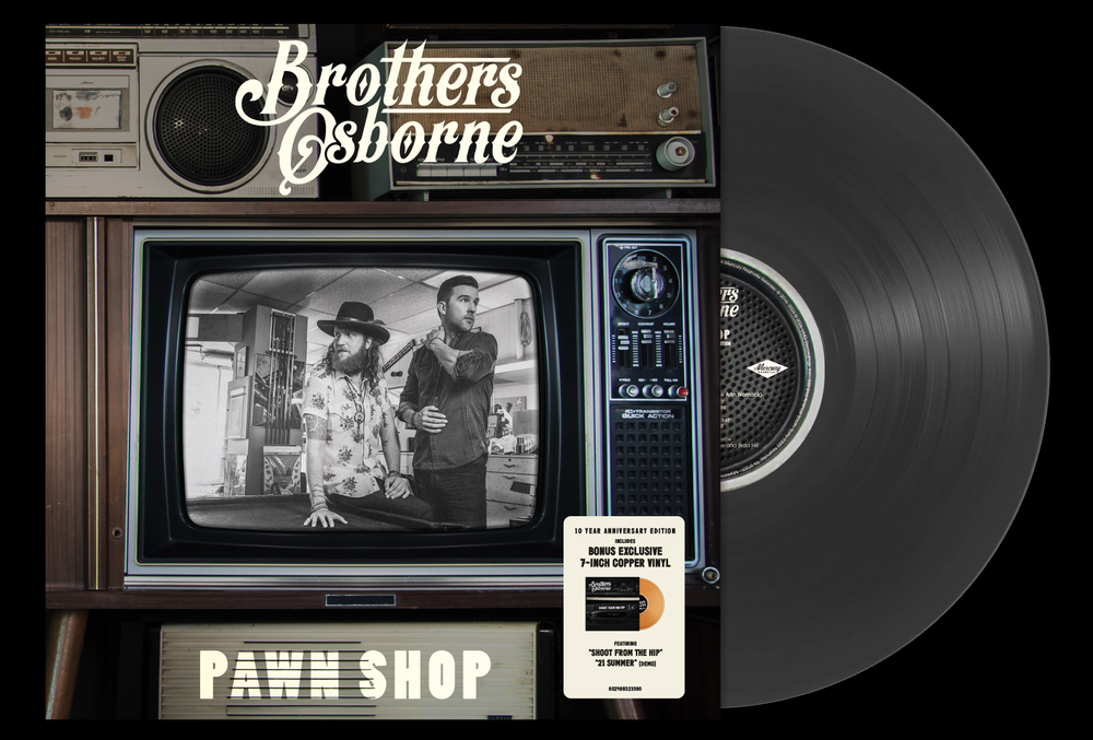 Brothers Osborne- Pawn Shop - 10 Year Anniversary [Black Vinyl w/ Bonus Copper 7"] [ VINYL LP ]
