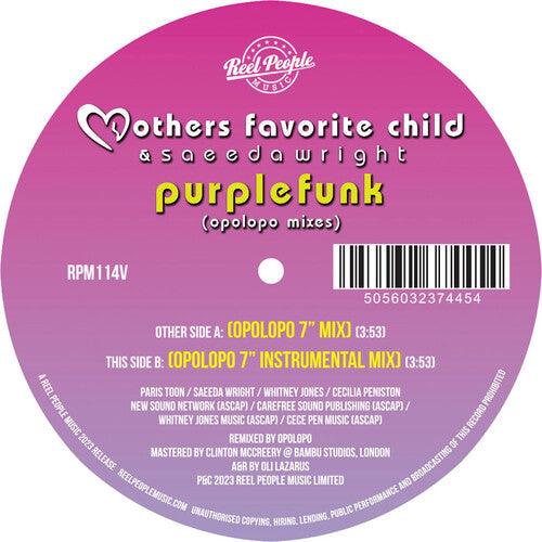 Mothers Favorite Child & Saeeda Wright- Purple Funk (Opolopo Remixes) [ VINYL LP ]