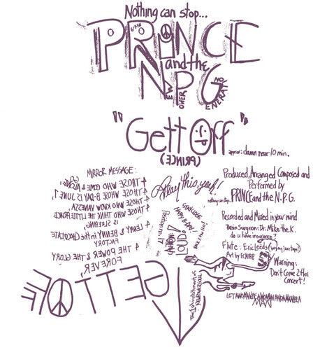 Prince & New Power Generation- Gett Off (One-Sided) -BF23 [ VINYL LP ]