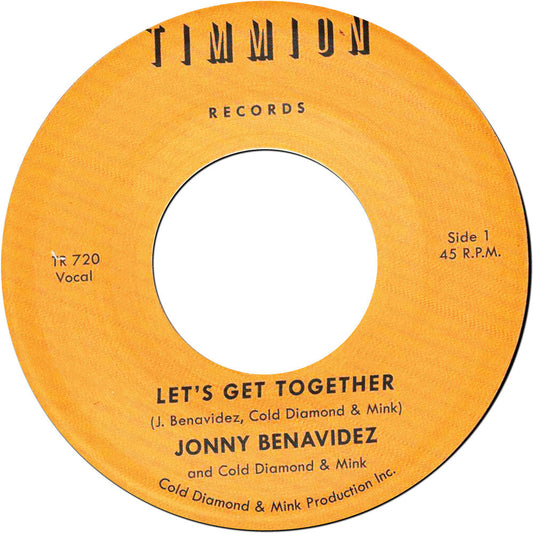 Jonny Benavidez  & Cold Diamond & Mink- Let's Get Together [ VINYL LP ]