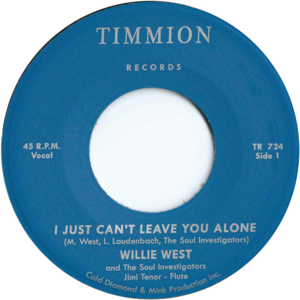 Willie West  & The Soul Investigators- Just Can't Leave You Alone [ VINYL LP ]