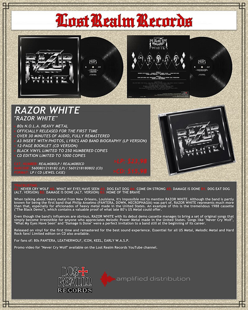 Razor White- Razor White [ VINYL LP ]