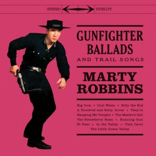 Marty Robbins- Gunfighter Ballads & Trail Songs - Limited 180-Gram Clear Vinyl with Bonus Tracks [Import] [ VINYL LP ]