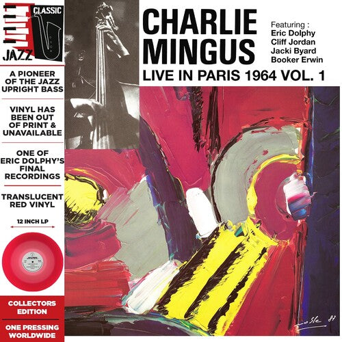 Charlie Mingus- Live in Paris, 1964 Vol. 1 - Translucent Red [ VINYL LP ]