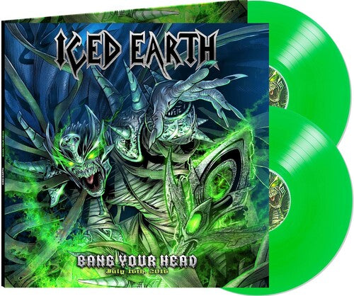 Iced Earth- Bang Your Head - Green [ VINYL LP ]