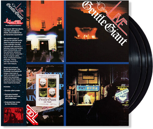 Gentle Giant- Playing the Fool - The Complete Live Experience [ VINYL LP ]