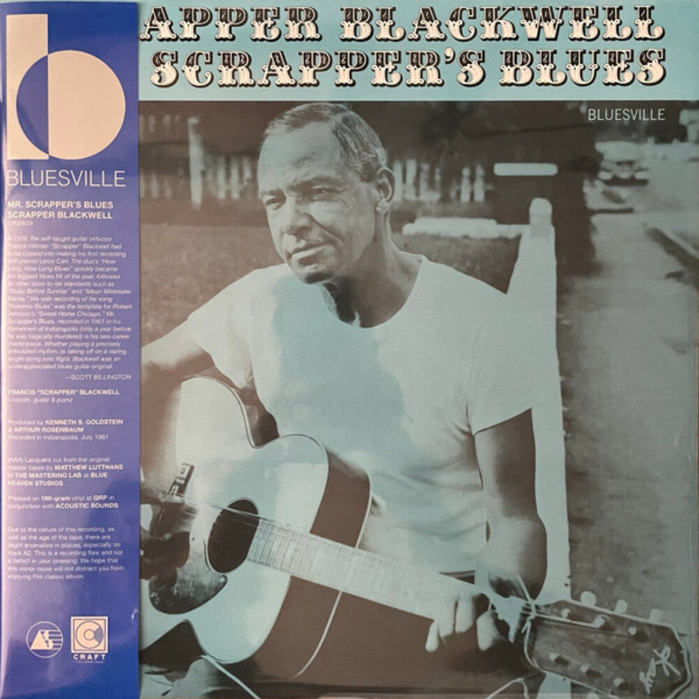 Scrapper Blackwell- Mr. Scrapper's Blues (Bluesville Acoustic Sound Series) -  [180g LP] [ VINYL LP ]