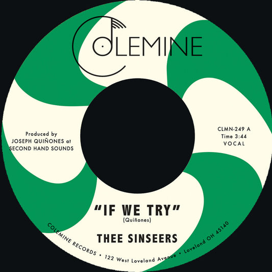 Thee Sinseers- If We Try / Give It Up You Fool [Colored Vinyl] [ VINYL LP ]