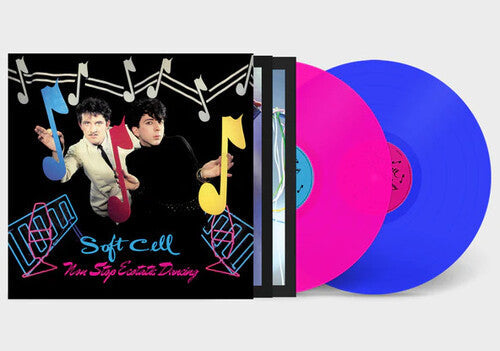 Soft Cell- Non-Stop Ecstatic Dancing - Pink & Blue Colored Vinyl [ VINYL LP ]