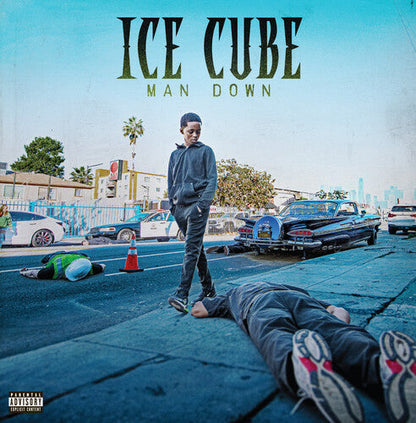 Ice Cube- Man Down - Limited Deluxe Edition Blue With White Marble Vinyl (Indie Exclusive Vinyl) [ VINYL LP ]