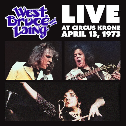 West- Live at Circus Krone, Frankfurt, Germany - April 13, 1973 - Clear Frosted Glass with Silver Swirl [ VINYL LP ]
