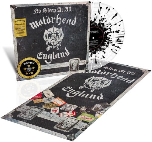 Motorhead- No Sleep At All  (Clear w/ Black & White Splatter Vinyl) [ VINYL LP ]