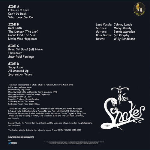 The Snakes- Once Bitten... - Limited Splatter Green Vinyl [ VINYL LP ]