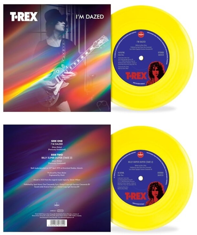 T.Rex- I'm Dazed / Billy Super Duper - Yellow Vinyl (Ylw) [ VINYL LP ]