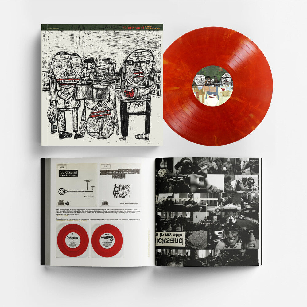 Quicksand- Manic Compression [Eruption Marble Vinyl Deluxe Book] [ VINYL LP ]