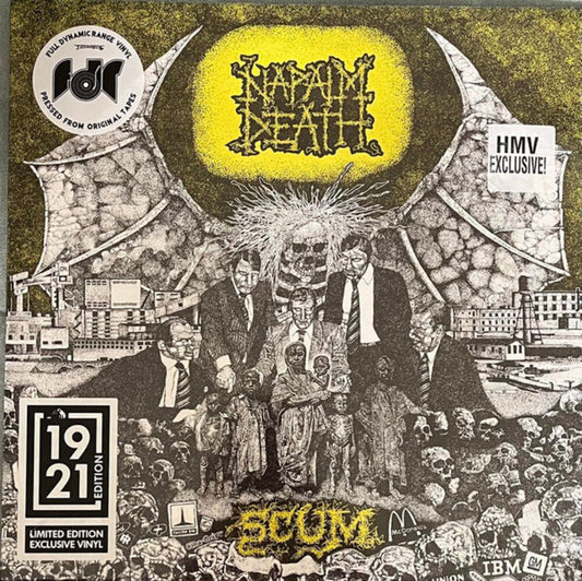 Napalm Death- Scum - White Vinyl [Colored Vinyl] (Wht) (Uk) [ VINYL LP ]