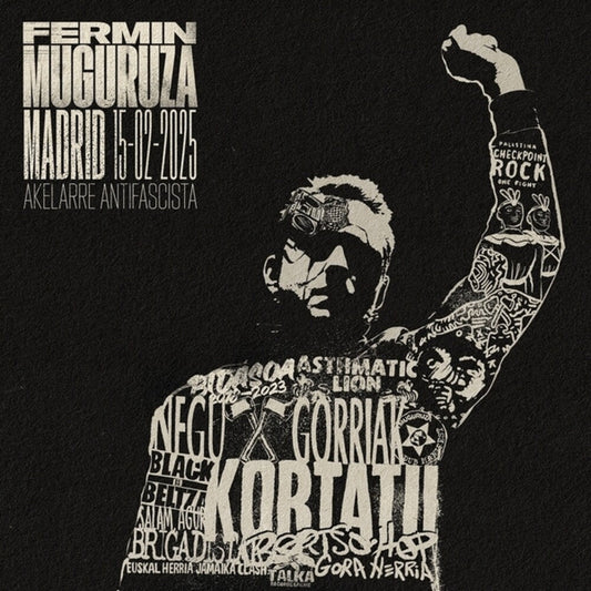 Fermin Muguruza- Madrid 15-02-2025: Akelarre Antifacista [ VINYL LP ]