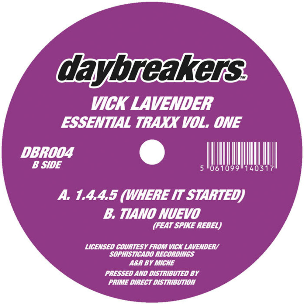 Vick Lavender- Essential Traxx Vol. 1 [ VINYL LP ]