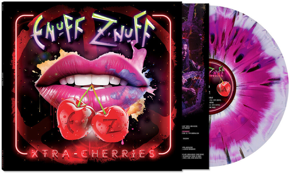 Enuff Z'Nuff- Xtra Cherries [Black/Pink/White Splatter/Haze] [ VINYL LP ]