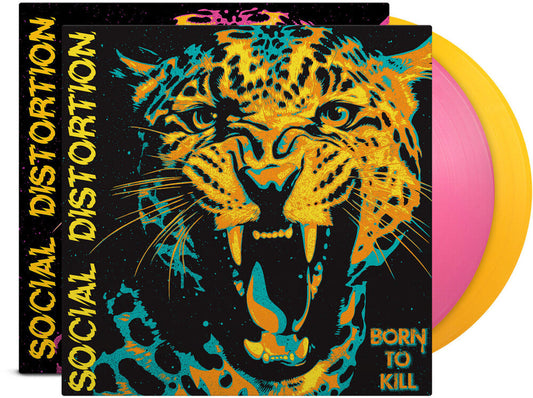Social Distortion- Born to Kill [Indie Exclusive Pink & Yellow Vinyl with Alternative Art Print] [ VINYL LP ]