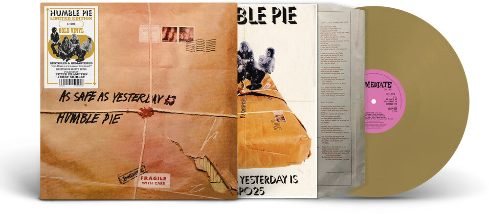 Humble Pie- As Safe As Yesterday Is - Gold [Colored Vinyl] (Gol) [Limited Edition] [ VINYL LP ]