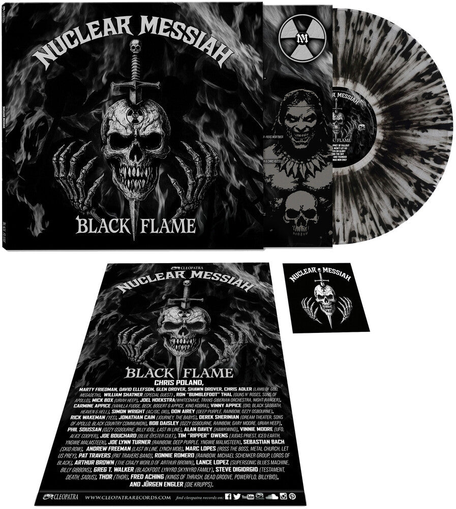 Nuclear Messiah- Black Flame [CLEAR/SILVER/BLACK SPLATTER] [ VINYL LP ]