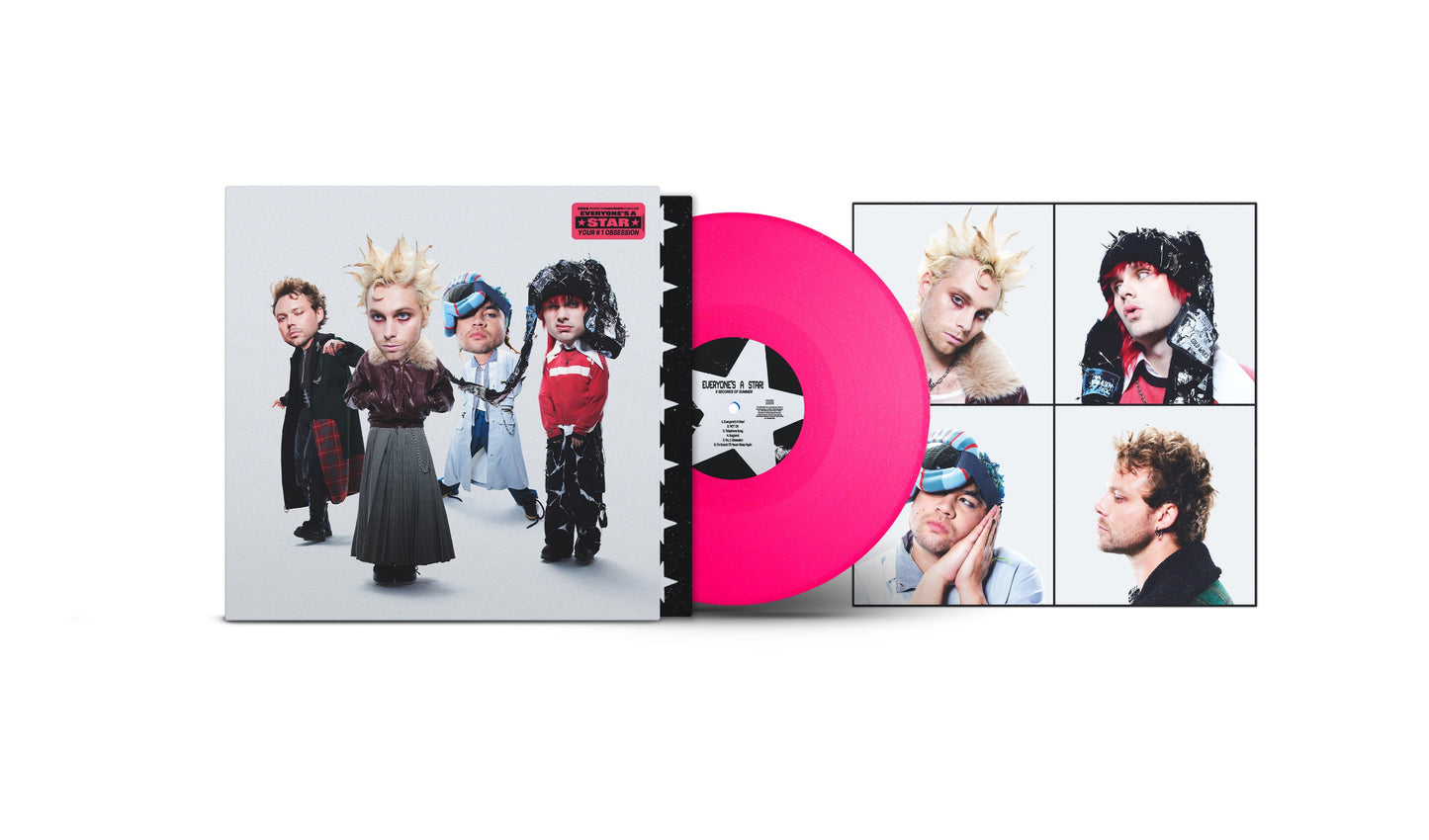 5 Seconds of Summer- Everyone's A Star! [Neon Pink Glitter LP] [ VINYL LP ]