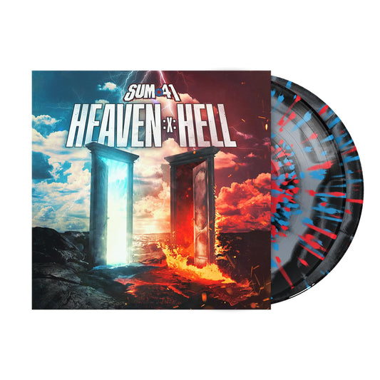 Sum 41- Heaven :X: Hell (Black/Gray Smush w/ Red & Blue Splatter Vinyl) [ VINYL LP ]