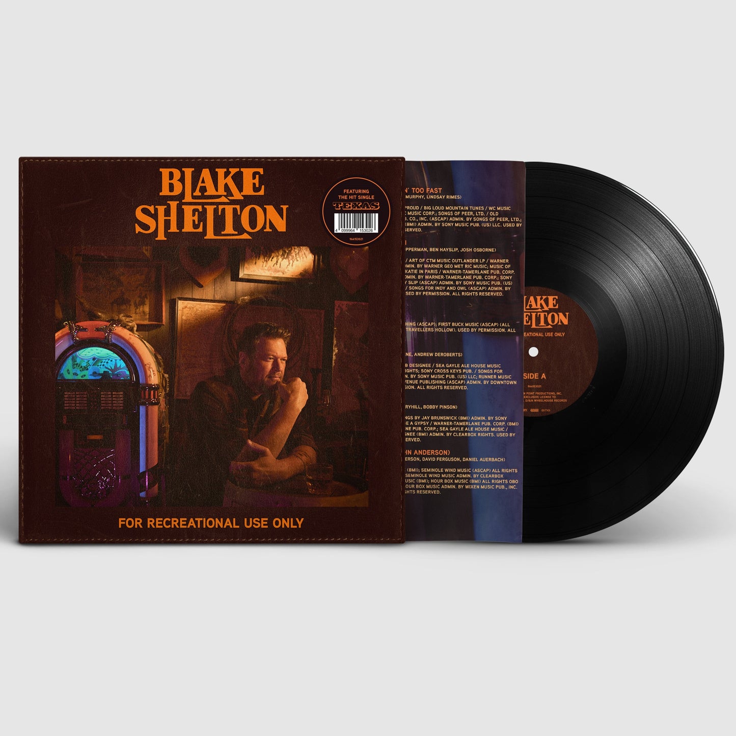 Blake Shelton- For Recreational Use Only [ VINYL LP ]