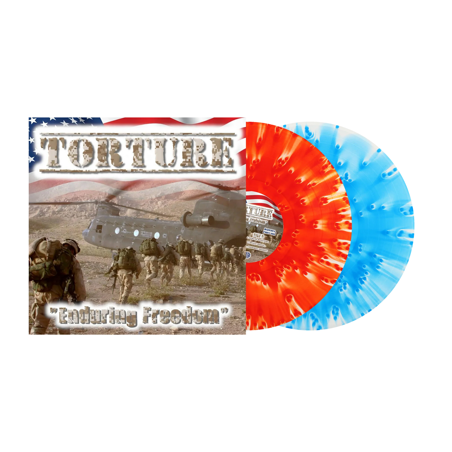 Torture- Enduring Freedom (Cloudy Red, Cloudy Blue Vinyl) (DAZE Records) [ VINYL LP ]