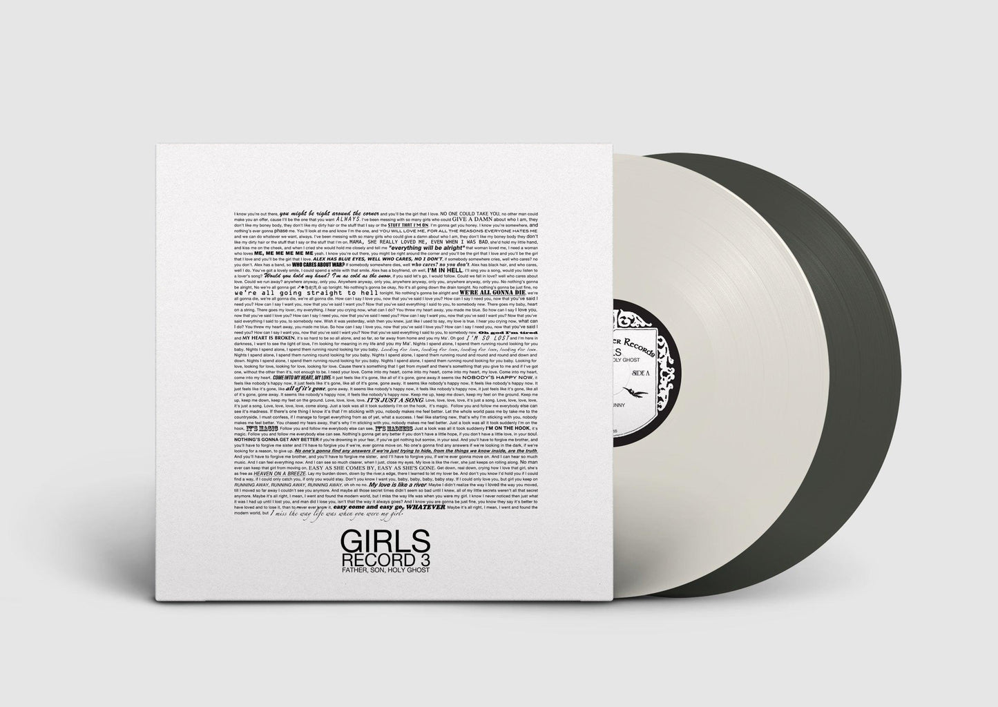 Girls- Father, Son, Holy Ghost [Milky Clear/Black Ice 2 LP] (Indie Exclusive Vinyl) [ VINYL LP ]