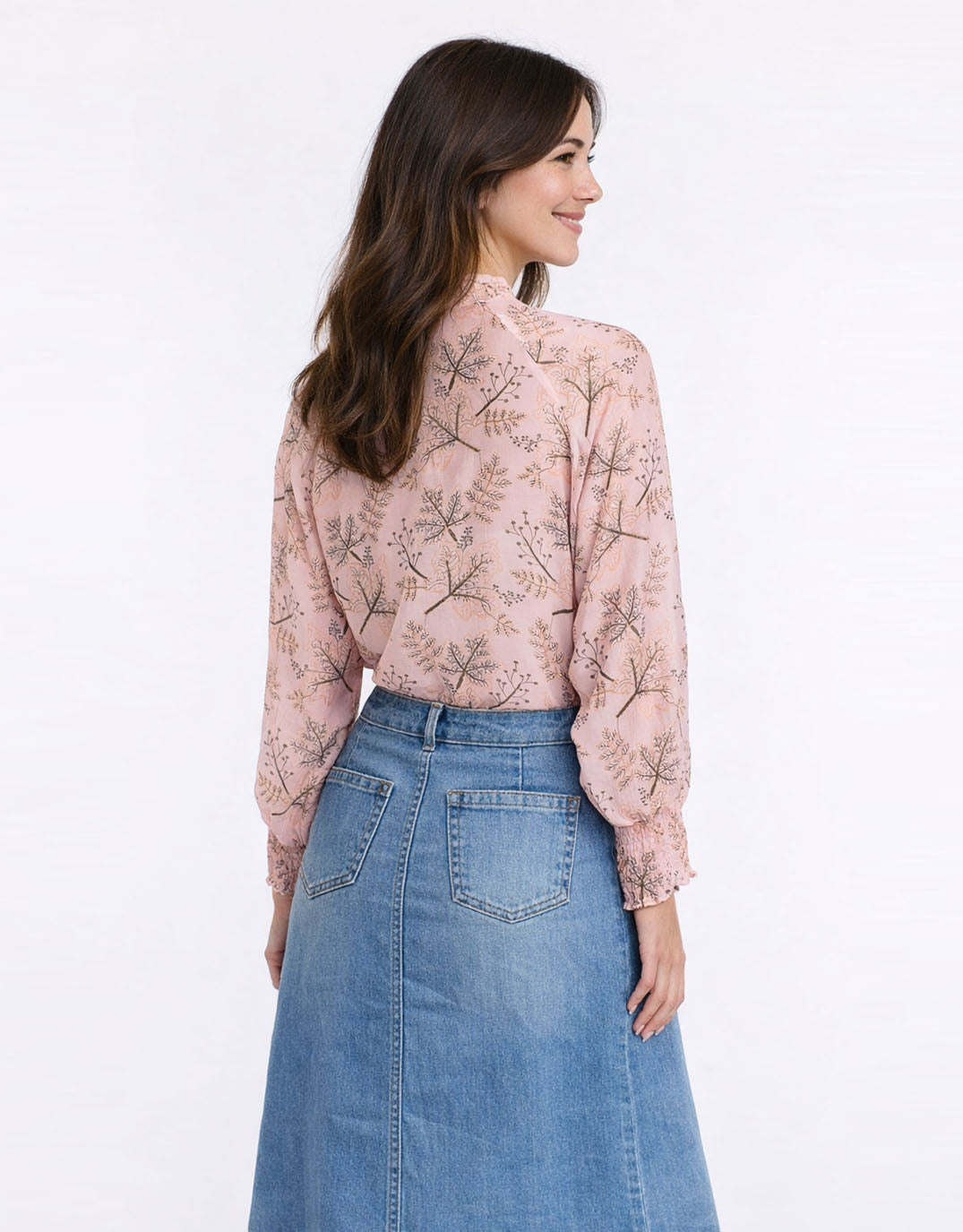 Hazel Blouse - Tea Rose Print