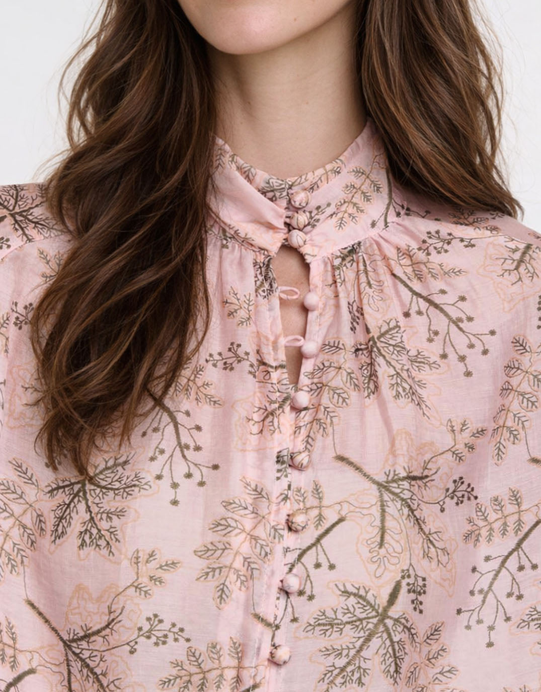 Hazel Blouse - Tea Rose Print
