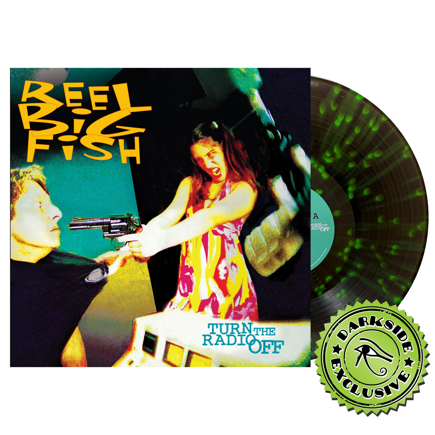 Reel Big Fish- Turn The Radio Off (Darkside Exclusive Black Ice w/ Neon Green Splatter Vinyl) [ VINYL LP ]