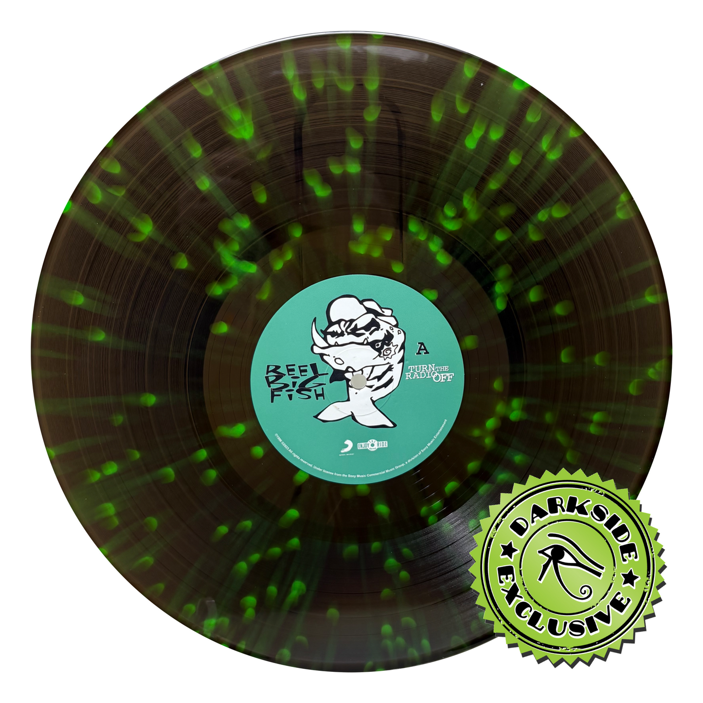 Reel Big Fish- Turn The Radio Off (Darkside Exclusive Black Ice w/ Neon Green Splatter Vinyl) [ VINYL LP ]