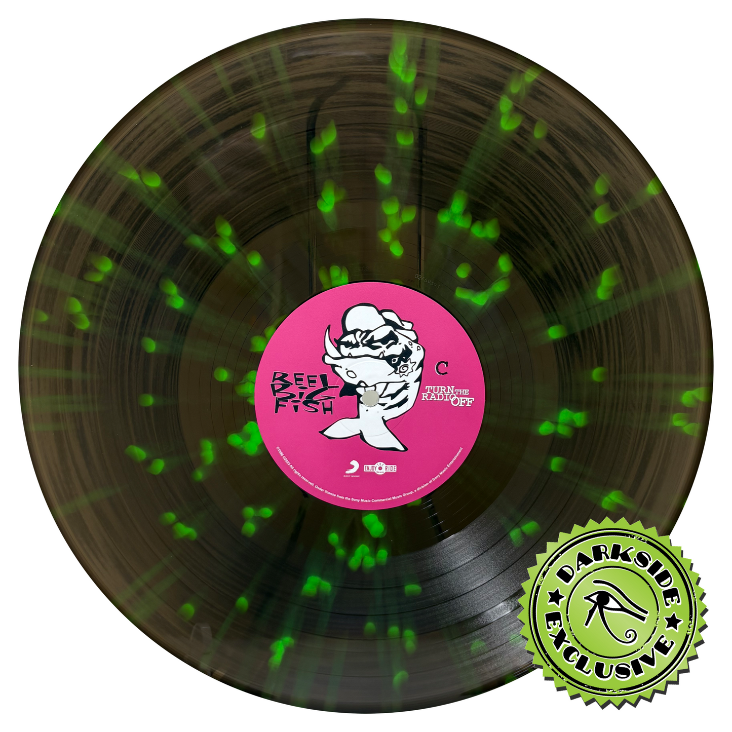 Reel Big Fish- Turn The Radio Off (Darkside Exclusive Black Ice w/ Neon Green Splatter Vinyl) [ VINYL LP ]