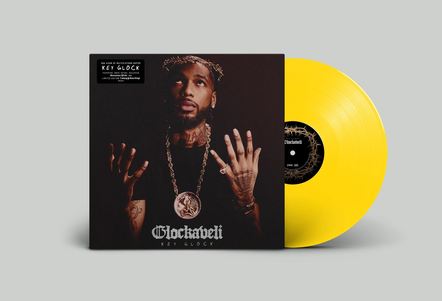 Key Glock- Glockaveli [Canary Yellow LP] [Alternate Cover] (Indie Exclusive Vinyl) (DAMAGED) [ VINYL LP ]