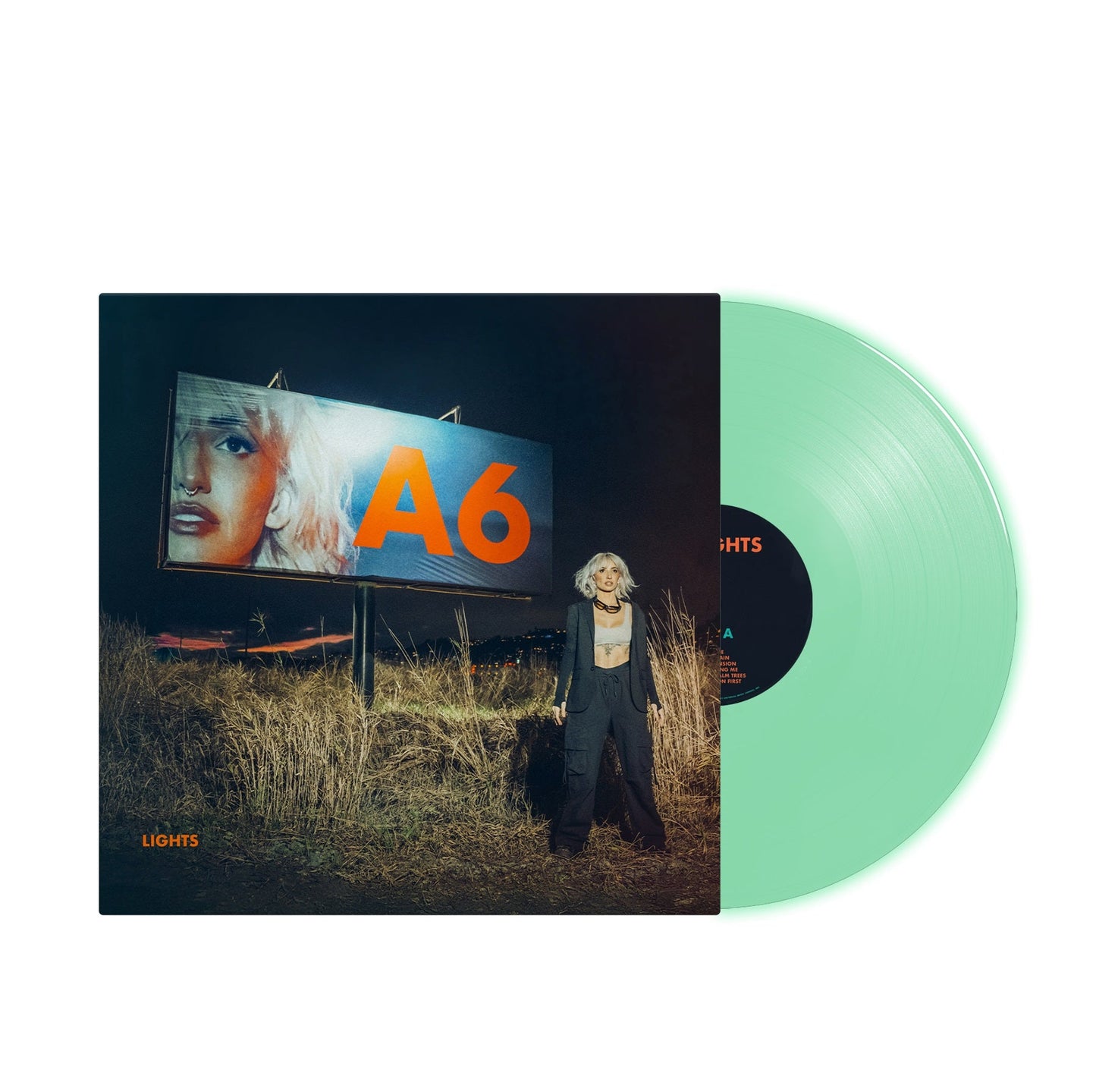 Lights- A6 [Glow-In-The-Dark LP] (Indie Exclusive Vinyl) [ VINYL LP ]
